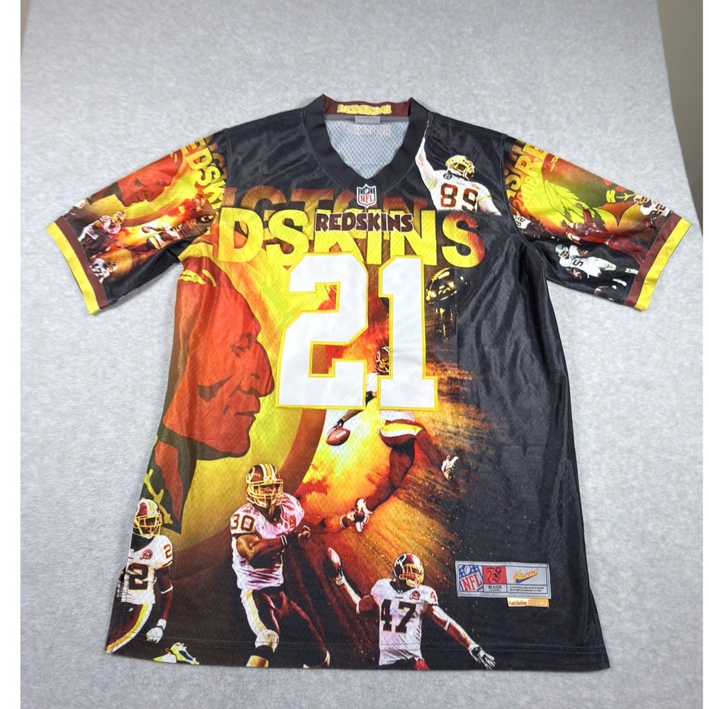 NFL Washington Redskins Jersey Mens Large Black  Sean Taylor 21 AOP